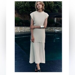 Zara Cream Maxi Dress